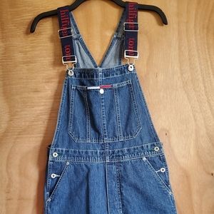 Tommy Hilfiger Vintage Denim Overall Shorts XS
